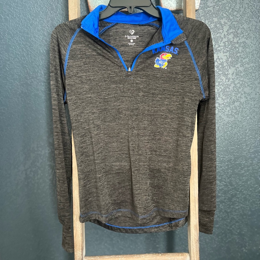 Quarter Zip Jayhawk Long Sleeve